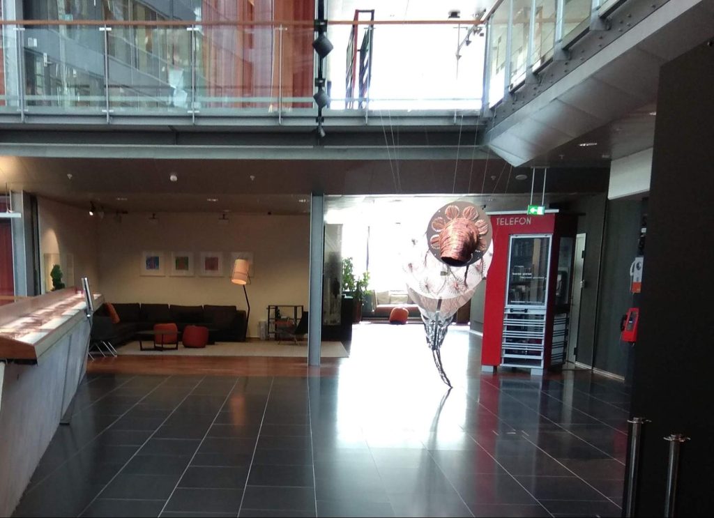 The Telephone Booth in the Lobby
