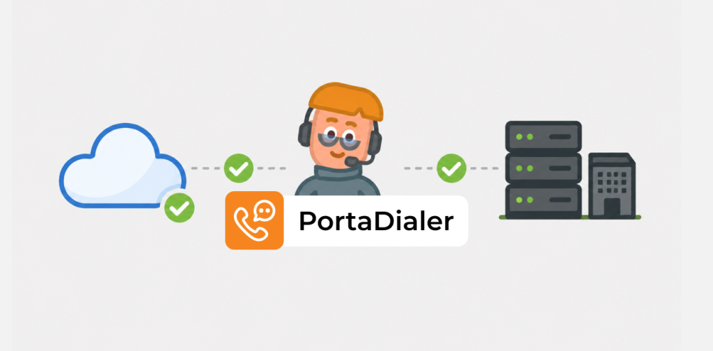 A practical note on PortaDialer