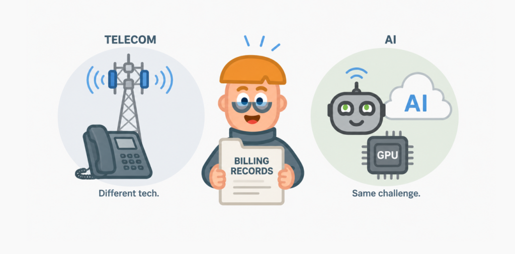 The AI billing problem is one that telecom already solved