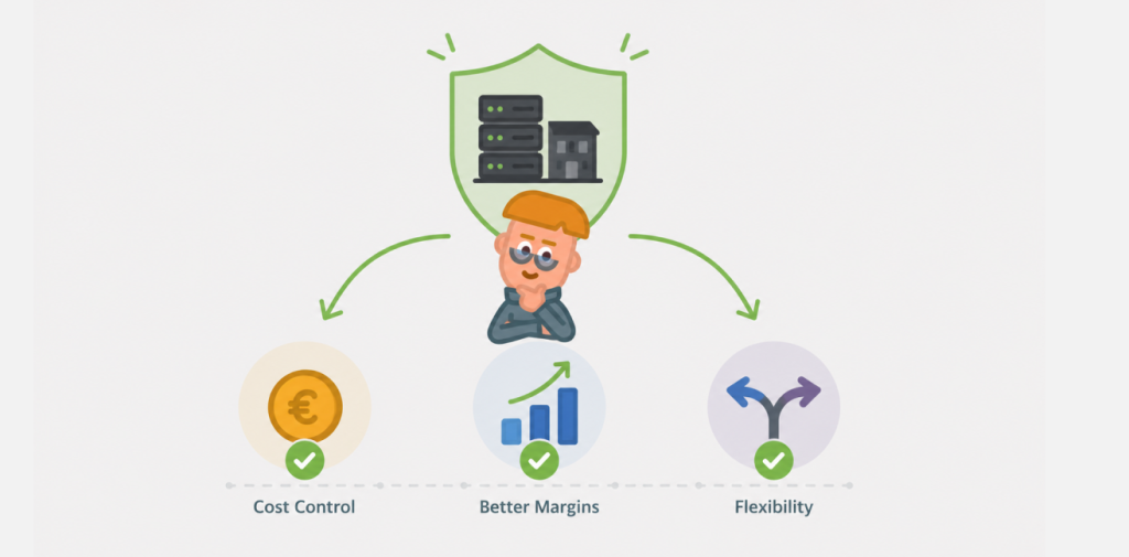 The commercial case for on-premise goes beyond compliance