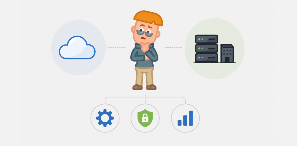 The question isn't on-premise vs cloud. It's what you need to manage