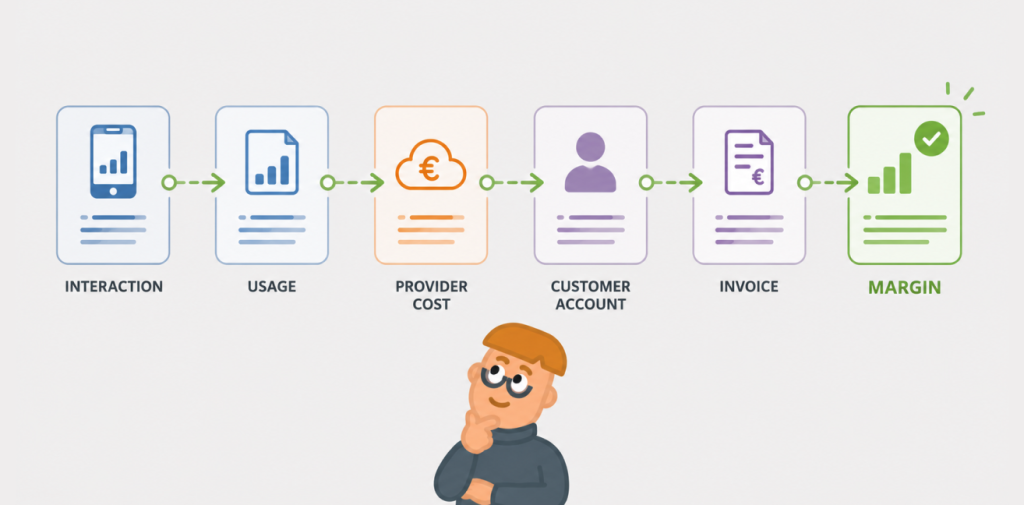 What AI billing infrastructure has to connect to understand AI cost and profitability per account